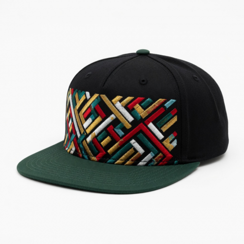 Embroidery Snapback Hat Hip Hop Flat Bill Baseball Cap Sun Hat