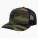 5 Panel Camouflage Mesh Polyester Baseball Cap Flat Breathable Sport Snapback Hats