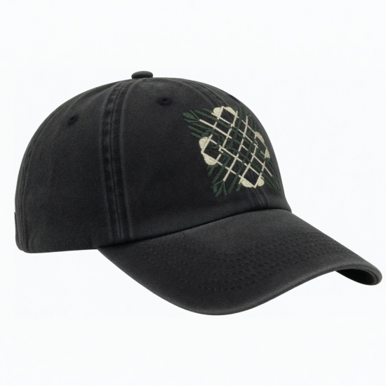 6 Panel Cotton Embroidery Baseball Cap Hip Hop Unstructured Vintage Dad Hat
