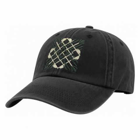 6 Panel Cotton Embroidery Baseball Cap Hip Hop Unstructured Vintage Dad Hat