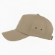5 Panel Unisex Cotton Baseball Hats Adjustable Structured Tone Baseball Cap
