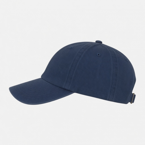 6 Panel Cotton Plain Embroidery Baseball Cap Blank Unstructured Adjustable Dad Hat