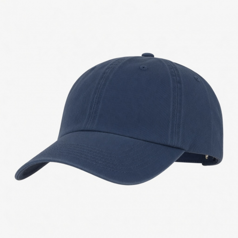 6 Panel Cotton Plain Embroidery Baseball Cap Blank Unstructured Adjustable Dad Hat