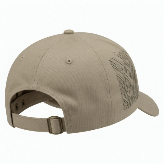 5 Panel Cotton Baseball Cap 3D Raised Embroidery Tone Hats