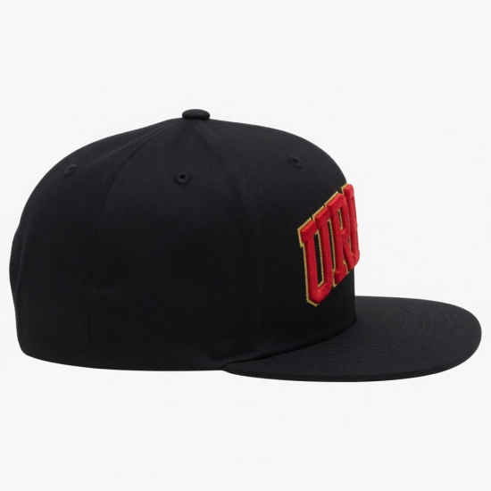 Flat Bill 3D Embroidery Embroidered Snapback Hat Cap
