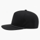 Waterproof 5 Panel Black Golf Hat Perforated Snapback Baseball Cap Rope Hat Water Proof