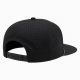 Waterproof 5 Panel Black Golf Hat Perforated Snapback Baseball Cap Rope Hat Water Proof