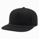 Waterproof 5 Panel Black Golf Hat Perforated Snapback Baseball Cap Rope Hat Water Proof