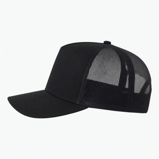 5 Panel Cap Embroidery Mesh Trucker Hat
