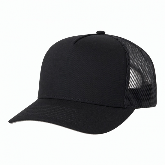5 Panel Cap Embroidery Mesh Trucker Hat