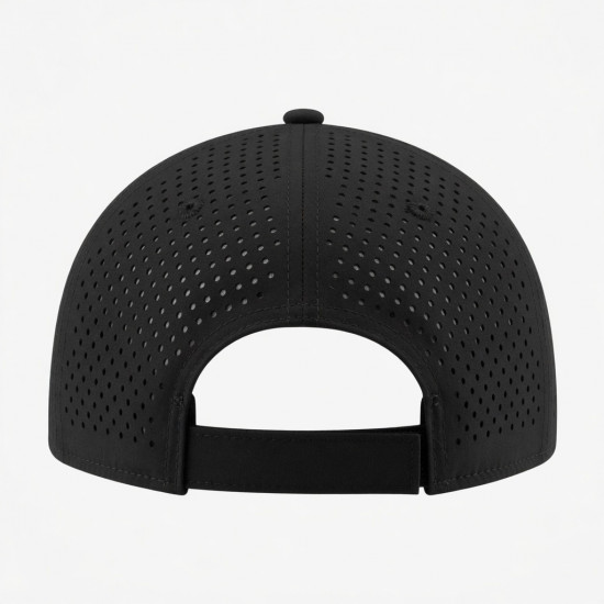 Polyester Sports Hat Laser Perforated Baseball Cap