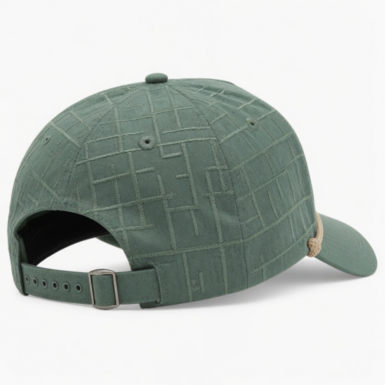 Tone Polyester Embroidered 5 Panel Rope Running Golf Baseball Cap Hats