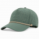 Tone Polyester Embroidered 5 Panel Rope Running Golf Baseball Cap Hats