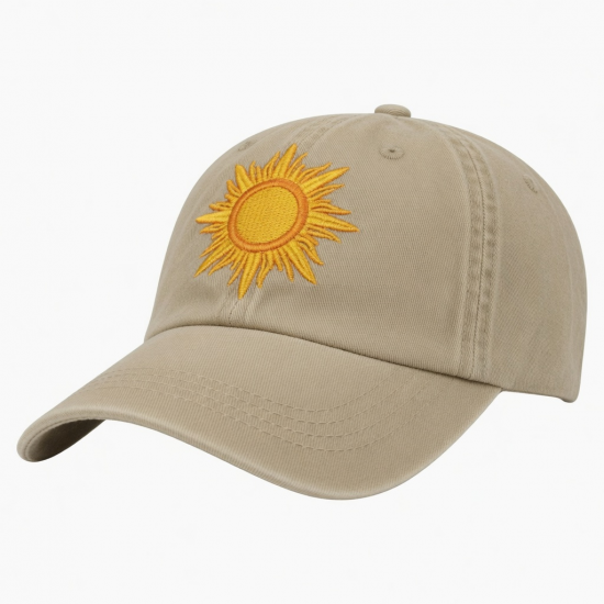 Unisex Embroidered Sun Baseball Cap Cotton Sport Hat