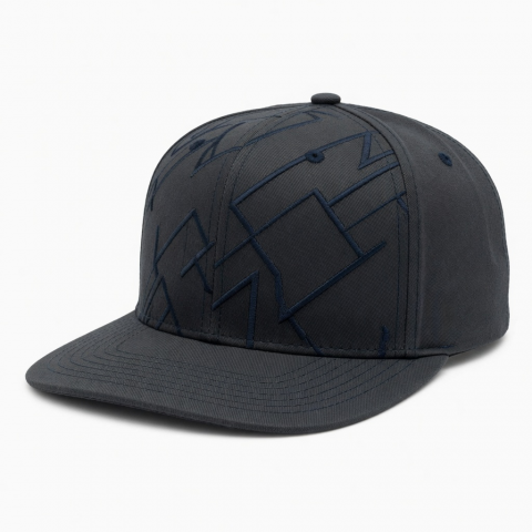 Flat 3D Embroidery Hat Snapback Cap Panel Baseball Caps