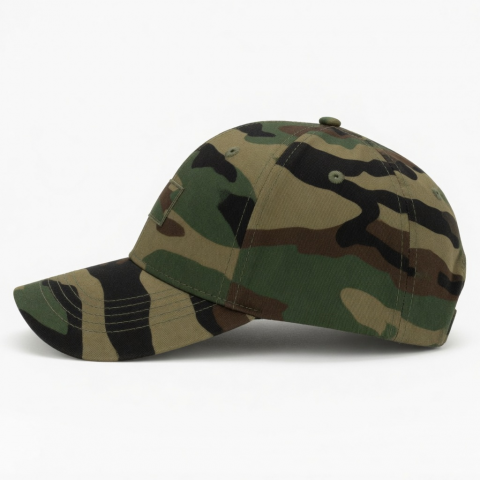Camouflage Baseball Cap Embroidery Adjustable Cotton Sports Hat