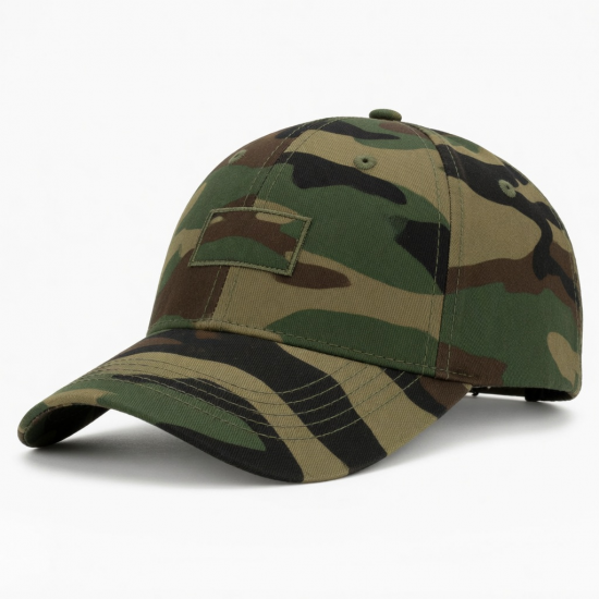 Camouflage Baseball Cap Embroidery Adjustable Cotton Sports Hat