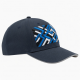 Laser Waterproof Polyester Denim Baseball Cap 3D Embroidery
