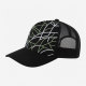 Embroidered 5 Panel Unisex Baseball Cap Breathable Mesh Structured Baseball Cap